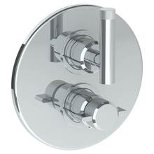 Watermark 25-T20-IN14-GP - Wall Mounted Thermostatic Shower Trim with built-in control, 7 1/2'' dia.