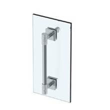 Watermark 27-0.1A-SDP-GP - Sense 24” shower door pull with knob/ glass mount towel bar with hook