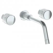 Watermark 27-2.2-CL16-PC - Wall Mounted 3 Hole Lavatory Set with 8 3/4'' Spout