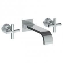 Watermark 27-5-CL15-CL - Wall Mounted 3 Hole Bath Set