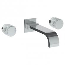 Watermark 27-5-CL16-CL - Wall Mounted 3 Hole Bath Set