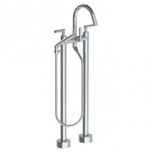 Watermark 27-8.3-CL14-PC - Floor Standing Bath Set with Slim Hand Shower