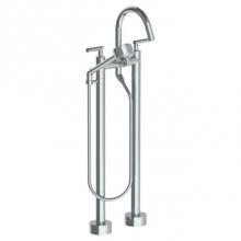 Watermark 27-8.3V-CL14-PC - Floor Standing Bath Set with Hand Shower