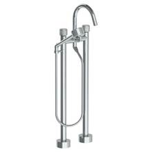 Watermark 27-8.3V-CL16-GP - Floor Standing Bath Set with Volume Hand Shower