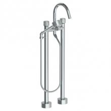Watermark 27-8.3V-CL16-PC - Floor Standing Bath Set with Hand Shower