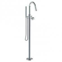 Watermark 27-8.8-CL16-PC - Single Hole Floor Standing Bath Set with Hand Shower