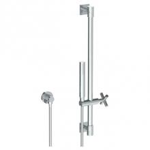 Watermark 27-HSPB1-CL15-PC - Positioning Bar Shower Kit with Slim Hand Shower and 69'' Hose