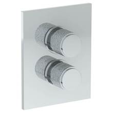 Watermark 27-T20-CL16-WH - Wall Mounted Thermostatic Shower Trim with built-in control, 6 1/4'' X 8''