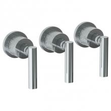 Watermark 27-WTR3-CL14-CL - Wall Mounted 3-Valve Shower Trim