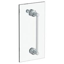 Watermark 29-0.1-12SDP-TR15-PC - Transitional 12'' shower door pull with knob/ glass mount towel bar with hook