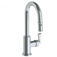 Watermark 29-9.3PG2-TR24-PC - Deck Mounted 1 Hole Gooseneck Prep Faucet with Pull Down Spray