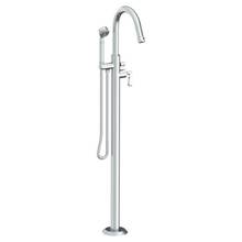 Watermark 30-8.8-TR24-PC - Single Hole Floor Standing Bath Set with Hand Shower