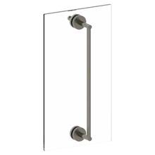 Watermark 31-0.1-12SDP-WH - Brooklyn 12'' shower door pull with knob/ glass mount towel bar with hook