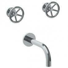 Watermark 31-5-BKA1-PC - Wall Mounted 3 Hole Bath Set