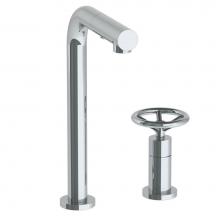 Watermark 31-9.1.3P1-BKV-PC - Deck Mounted 2 Hole Square Top Prep Faucet with Pull Out Spray