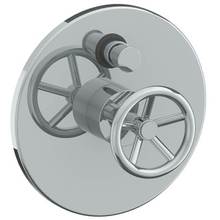 Watermark 31-P90-BK-WH - Wall Mounted Pressure Balance Shower Trim with Diverter, 7'' dia.