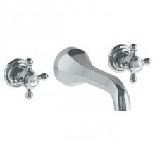 Watermark 312-5-V-PC - Wall Mounted 3 Hole Bath Set