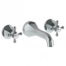 Watermark 312-5-X-PC - Wall Mounted 3 Hole Bath Set