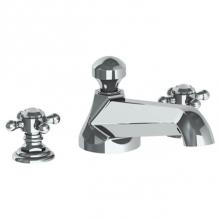 Watermark 312-8-V-PC - Deck Mounted 3 Hole Bath Set