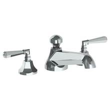 Watermark 312-8-Y-GP - Deck Mounted 3 Hole Bath Set