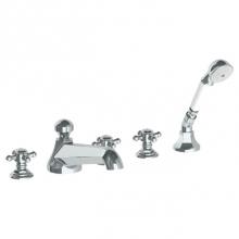 Watermark 312-8.1-V-PC - Deck Mounted 5 Hole Bath Set