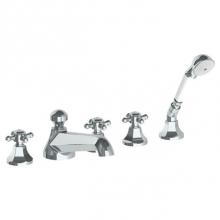 Watermark 312-8.1-X-PC - Deck Mounted 5 Hole Bath Set