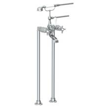 Watermark 312-8.3-X-WH - Floor Standing Bath Set with Hand Shower