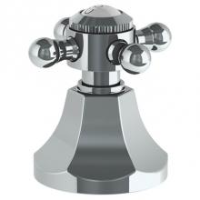 Watermark 312-DTC-X-PC - Trim For Deck Mounted Valve. Porcelain cross buttons engraved ''COLD''