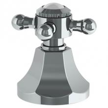 Watermark 312-DTD-X-PC - Trim For Deck Mounted Valve. Porcelain cross buttons not engraved