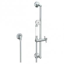 Watermark 312-HSPB1-V-PC - Positioning Bar Shower Kit with Hand Shower and 69'' Hose