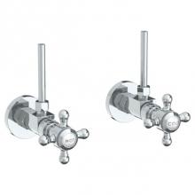 Watermark 312-MAS1-X-PC - Lavatory Angle Stop Kit -1/2'' Compression x 3/8'' OD Compression