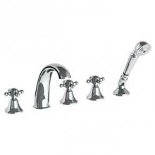 Watermark 313-8.1-AX-GP - Deck Mounted 5 Hole Bath Set