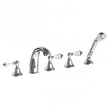 Watermark 313-8.1-SW-GP - Deck Mounted 5 Hole Bath Set