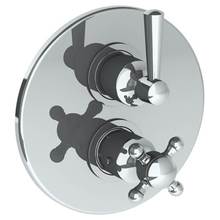 Watermark 313-T20-Y2-GP - Wall Mounted Thermostatic Shower Trim with built-in control, 7 1/2''