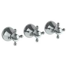 Watermark 313-WTR3-AX-GP - Wall Mounted 3-Valve Shower Trim