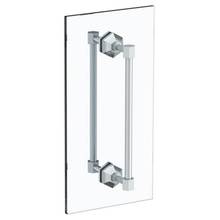 Watermark 314-0.1-12DDP-GP - Beverly 12” double shower door pull/ glass mount towel bar