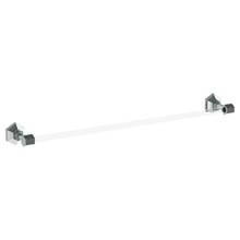 Watermark 314-0.1A-G-GP - Wall Mounted Glass Towel Bar, 24''