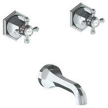 Watermark 314-5-XX-GP - Wall Mounted 3 Hole Bath Set