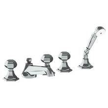 Watermark 314-8.1-T6-GP - Deck Mounted 5 Hole Bath Set