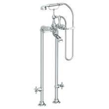 Watermark 314-8.3STP-YY-GP - Floor Standing Bath Set with Hand Shower and Shut-Off Valves