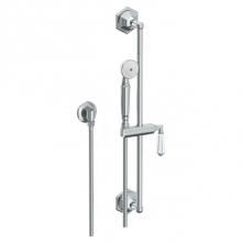 Watermark 314-HSPB1-CRY4-PC - Positioning Bar Shower Kit with Hand Shower and 69'' Hose