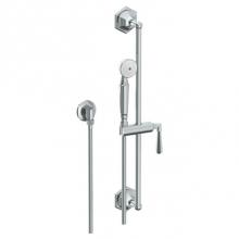 Watermark 314-HSPB1-YY-PC - Positioning Bar Shower Kit with Hand Shower and 69'' Hose