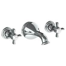 Watermark 321-5-S1-GP - Wall Mounted 3 Hole Bath Set