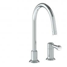 Watermark 321-7.1.3-S2V-PC - Deck Mounted 2 Hole Gooseneck Kitchen Faucet