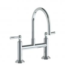 Watermark 321-7.5-S1A-PC - Deck Mounted Bridge Kitchen Faucet