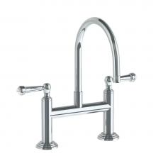 Watermark 321-7.5-S2-PC - Deck Mounted Bridge Kitchen Faucet