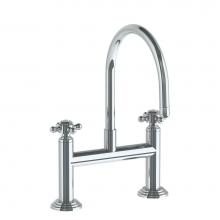 Watermark 321-7.5-V-PC - Deck Mounted Bridge Kitchen Faucet
