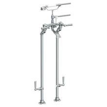 Watermark 321-8.3STP-S1A-PC - Floor Standing Bath Set with Hand Shower and Shut-Off Valves