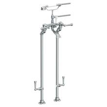 Watermark 321-8.3STP-S2-PC - Floor Standing Bath Set with Hand Shower and Shut-Off Valves