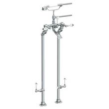 Watermark 321-8.3STP-SWA-PC - Floor Standing Bath Set with Hand Shower and Shut-Off Valves